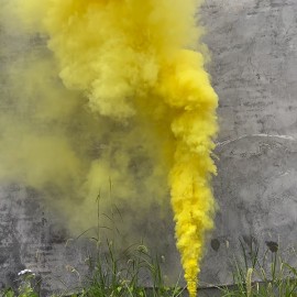 ФД021Y Пирофф Жёлтый дымный фонтан 3" 30 сек – 6 м  10/5/1 