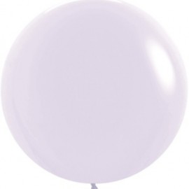 Шар (24''/61 см) Светло-сиреневый (650), макарунс, 3 шт. 