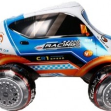 Шар (41''/104 см) Фигура 3D, Джип Ралли-рейд (белый спойлер), 1 шт. в уп. 