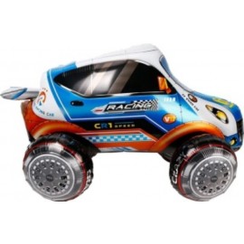 Шар (41''/104 см) Фигура 3D, Джип Ралли-рейд (белый спойлер), 1 шт. в уп. 