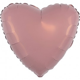 Шар (19''/48 см) Сердце, Пустынная роза, Бохо, 1 шт. 