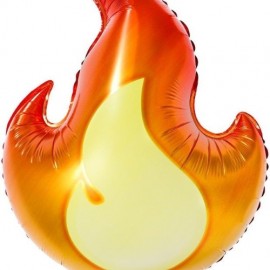 Шар (28''/71 см) Фигура, Пламя, 1 шт. 