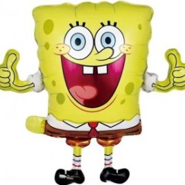 Шар (27''/69 см) Фигура, Весельчак Губка, 1 шт. в уп. 