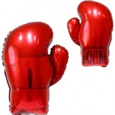 Шар (26''/66 см) Фигура, Боксерская перчатка, Красный, 1 шт. в уп. 
