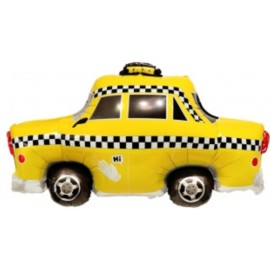 Шар (36''/91 см) Фигура, Такси, 1 шт. в уп. 