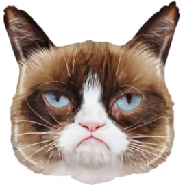 Шар (26''/66 см) Фигура, Сердитая кошка, 1 шт. 