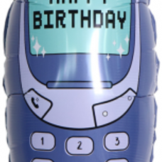 Шар (24''/61 см) Фигура, Мобильный телефон, 1 шт. в уп 