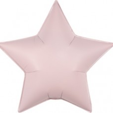 Шар (30''/76 см) Звезда, Розовый, Сатин, 1 шт. в уп. 