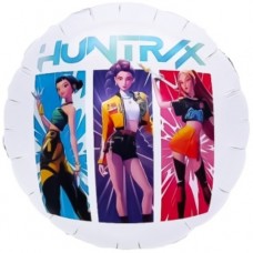 Шар (18''/46 см) Круг, Девочки Аниме, Дизайн №5, 1 шт. 