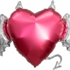 Шар (35''/89 см) Сердце, Тихий омут, 1 шт. в уп. 