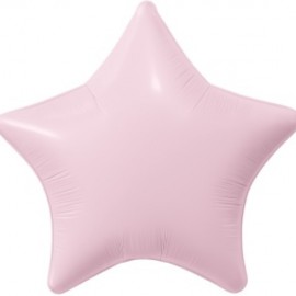 Шар (36''/91 см) Звезда, Зефирный, 1 шт. в уп. 