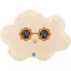 Шар (24''/61 см) Фигура, Стильное облако, 1 шт. в уп. 