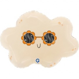 Шар (24''/61 см) Фигура, Стильное облако, 1 шт. в уп. 