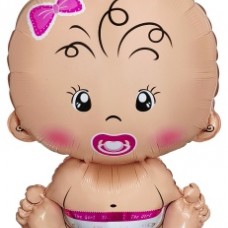 Шар (29''/74 см) Фигура, Малышка Девочка, 1 шт. 