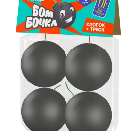 JFFN07-BCR Джокер Наземный фейерверк "Бомбочка" 8/18/4
