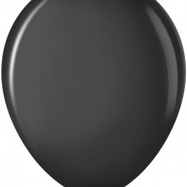 Шар (12''/30 см) Черный (899), металлик, 50 шт. 