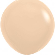 Шар (24''/61 см) Персик Малибу (660), макарунс, 3 шт. 
