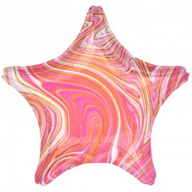 А 19 Звезда Розовый мрамор / Star Pink Marble S18 / 1 шт . 