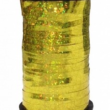 Лента (0,5 см*250 м) золото, Голография, 1 шт. 