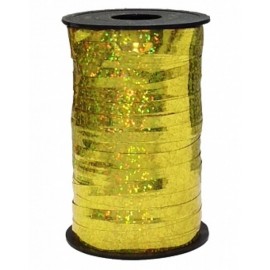 Лента (0,5 см*250 м) золото, Голография, 1 шт. 