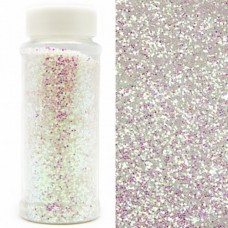 Конфетти фольга Шестиугольники, Белый, Голография, 90 г. 