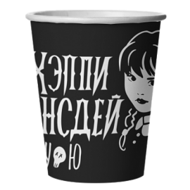 Стаканы (250 мл) Мрачная стори, 6 шт. 