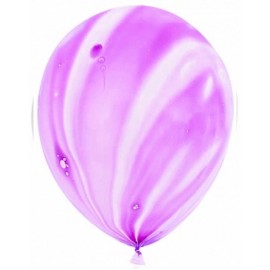 Шар Мрамор (12''/30 см) Фиолетовый, агат, 50 шт. 