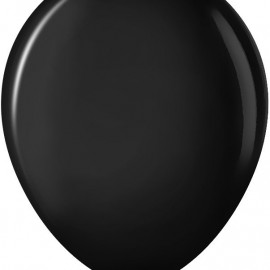 Шар (12''/30 см) Черный (299), пастель, 100 шт.